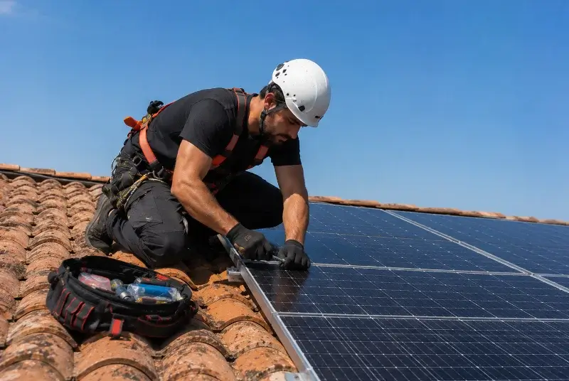Maintenance et monitoring de panneaux solaires à Kaltenhouse