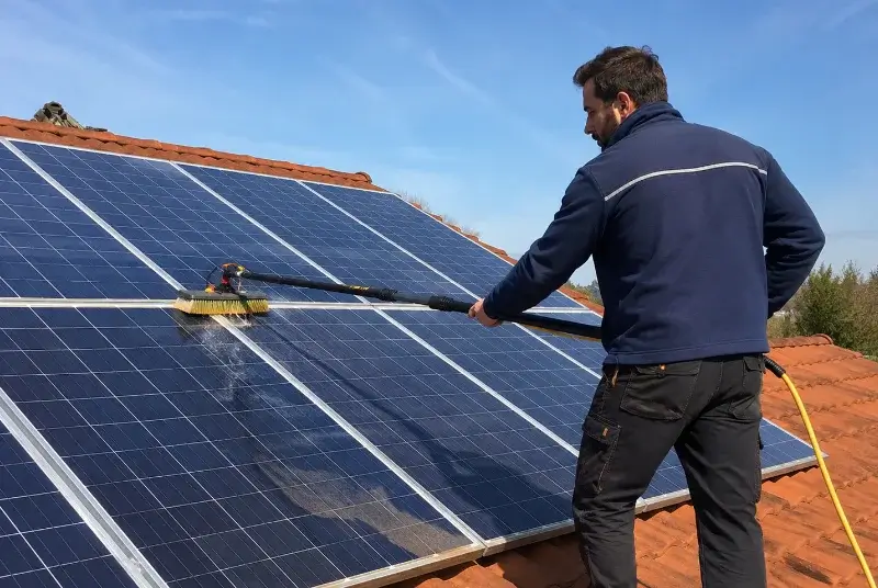 Nettoyage et entretien de panneaux solaires à Kaltenhouse
