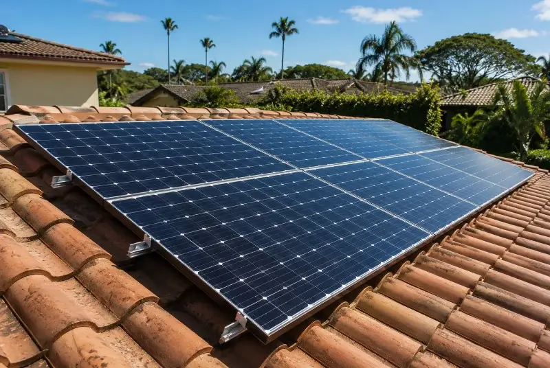 Installation de panneaux solaires à Kaltenhouse